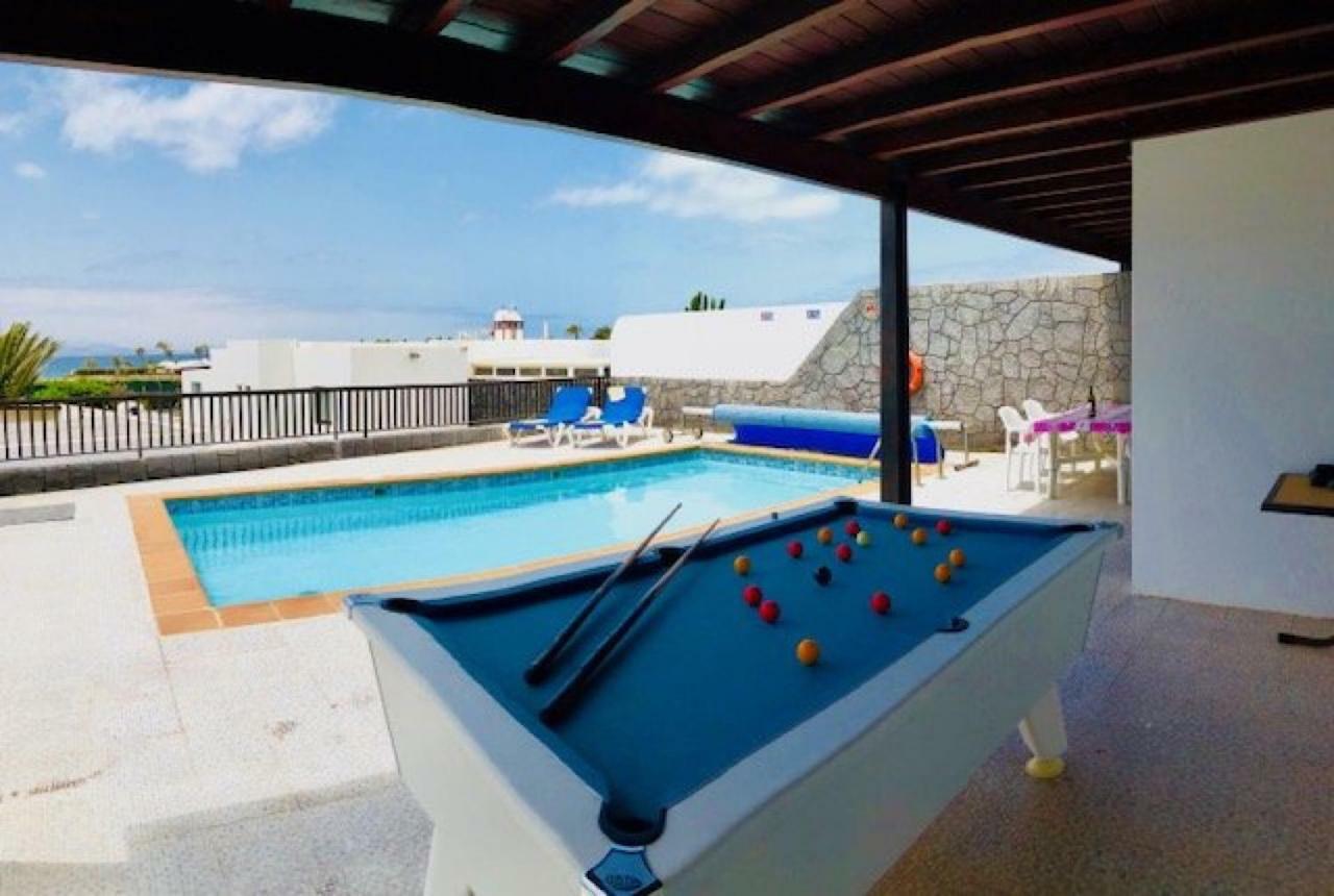 Villa Neptuno With Private Pool, Sea View, Sat-Tv & Free Wifi Playa Blanca  Kültér fotó